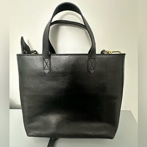 Madewell The Small Transport Crossbody black leather